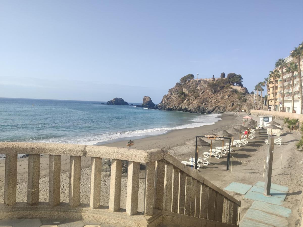 Apartamento Tropicana 1° Linea Almuñécar Dış mekan fotoğraf